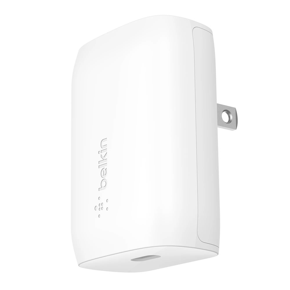 ADAPTADOR BELKIN WALL CHARGER 30W CON CABLE USB-C TO LGT WHITE (WCA005DQ1MWH-B5)