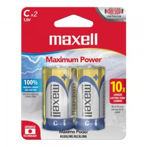 BATERÍA MAXELL LR 14 ALCALINA 1.5V (2PACK)(723320)