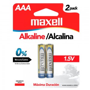 BATERÍA MAXELL LR03-2BP ALKALINA AAA (PACK-2) (723807)