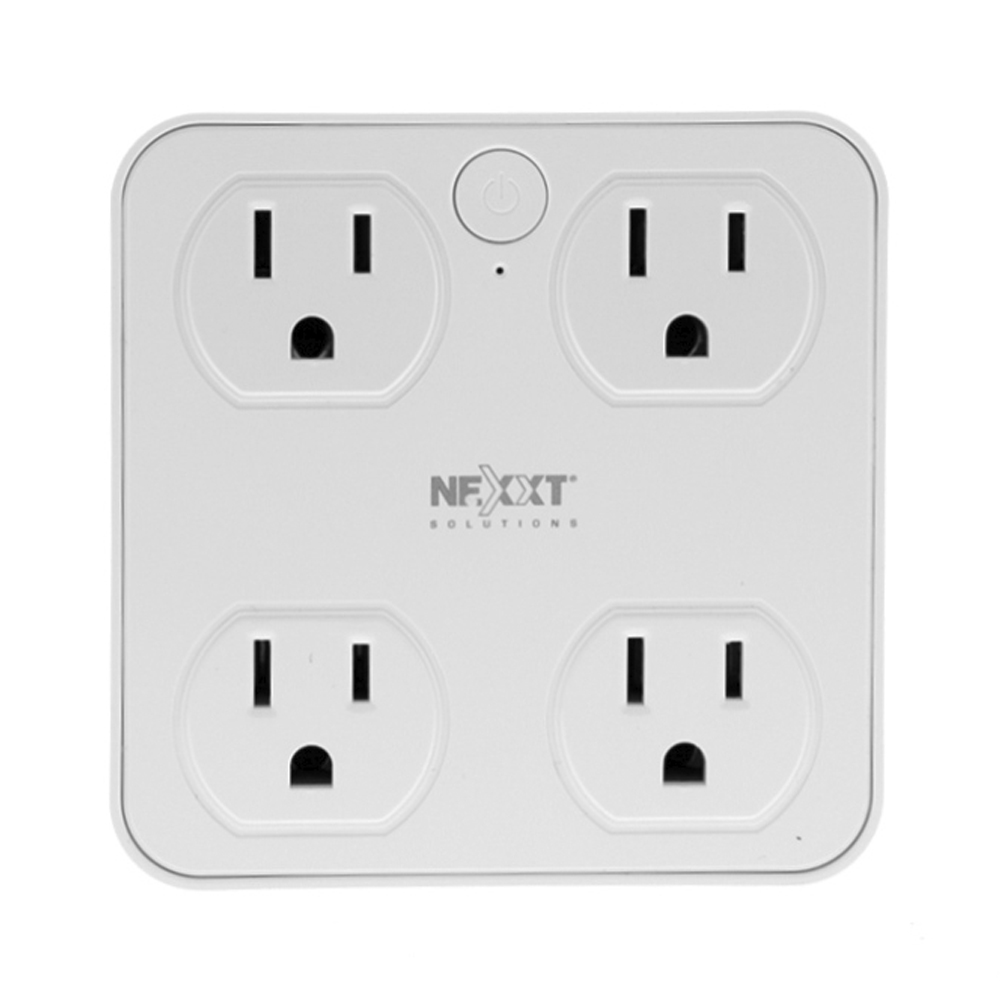 REGLETA NEXXT HOME SMART 4 SALIDAS/4PORT USB WHITE (NHP-T610)