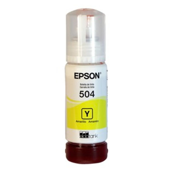 BOTELLA DE TINTA EPSON (#504) PARA L4150/L4160/L6161/L14150 YELLOW (T504420)