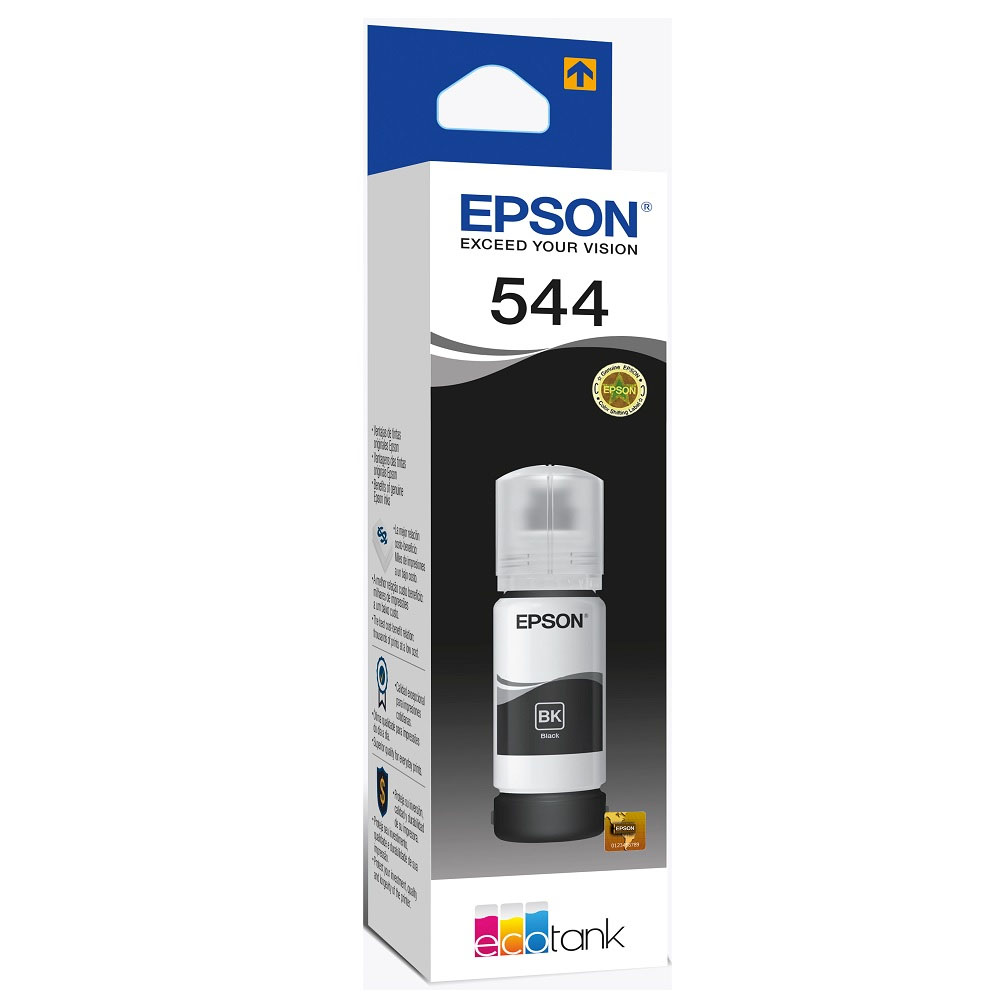 BOTELLA DE TINTA EPSON (#544) PARA  INK/L1110/L3110/L3150/L5190 BLACK (T544120)