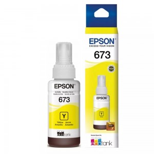 BOTELLA DE TINTA EPSON (#673) PARA L800/L810/L1800 YELLOW (T673420)