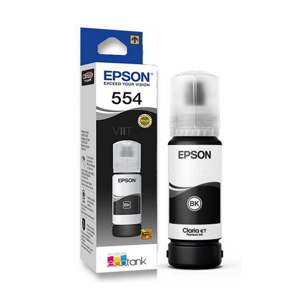 BOTELLA DE TINTA EPSON (#T554) PARA L8180 BLACK (T554120)