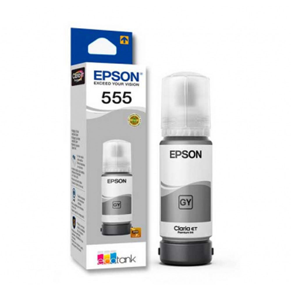 BOTELLA DE TINTA EPSON (T555) PARA L8180/L8160 LIGHT GRAY (T555520)