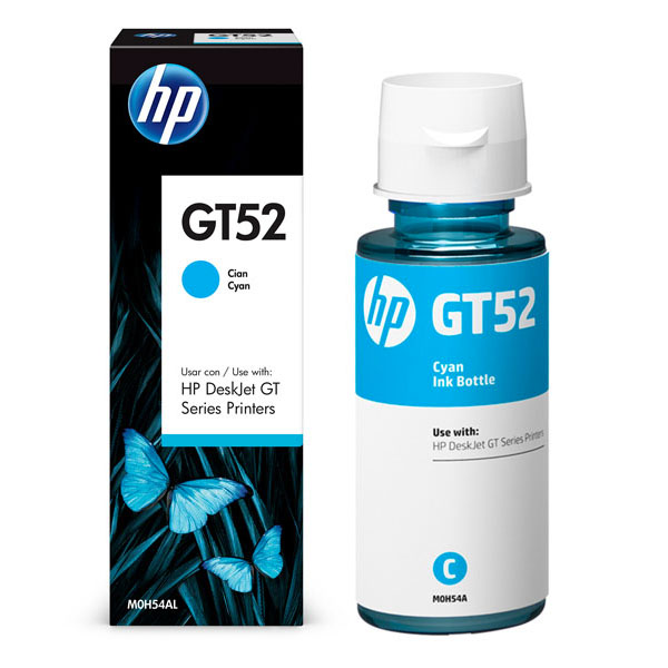 BOTELLA DE TINTA HP (#GT52) PARA DESKJET 5800/400/500/5810/5820 CYAN (M0H54AL)