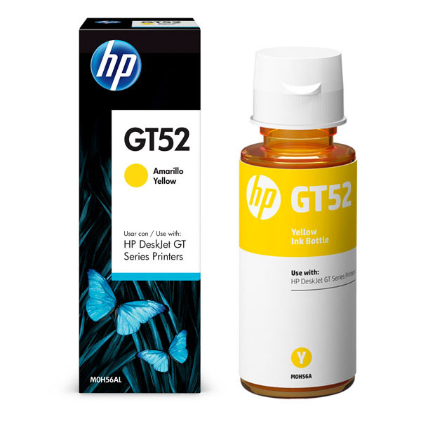 BOTELLA DE TINTA HP (#GT52) PARA DESKJET 5800/400/500/5810/5820 YELLOW (M0H56AL)