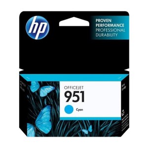 CARTUCHO HP (#951) PARA OFFICEJET PRO 250DW/270DW/8100/8600 CYAN (CN050AL)