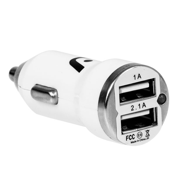 ADAPTADOR ARGOM CARGADOR PARA CARRO USB 2.1A (ARG-AC-0102)