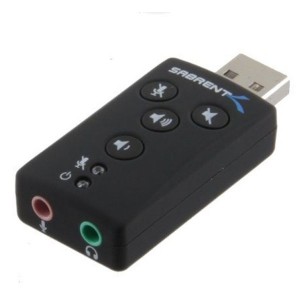 ADAPTADOR SABRENT USB 2.0 EXTERNAL SURROUND SOUND (USB-SBCV)