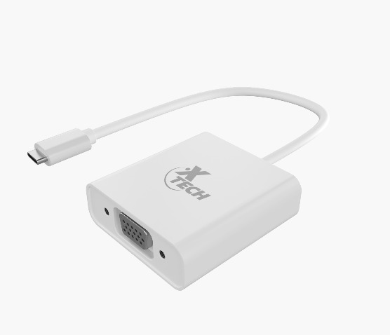 ADAPTADOR XTECH USB-C MALE TO VGA FEMALE (XTC-551)