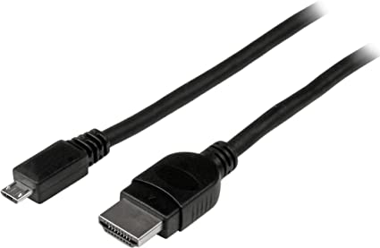 CABLE GE 3FT MICRO USB TO HDMI BLACK 