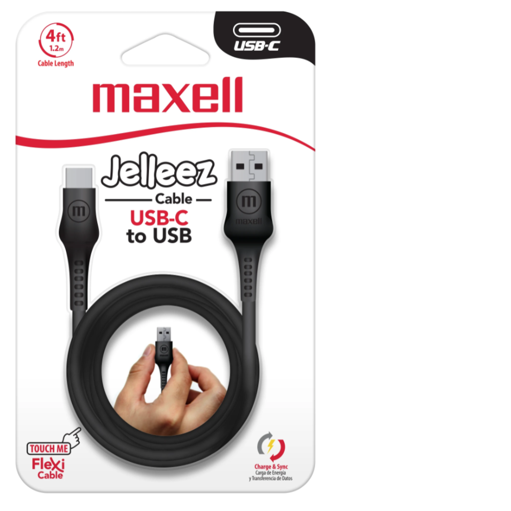 CABLE MAXELL USB-C TO LIGHTNING  (CB-APPL-C-AFT) BLACK(348436)