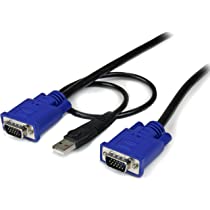 CABLE STARTECH 6FT KVM ULTRAFINO USB 2-1 VGA/USB TO VGA (M) (SVECONUS6)