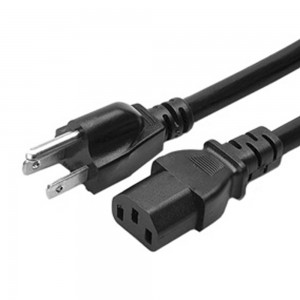 CABLE XTECH 6FT AC UNIVERSAL 3PIN BLACK (XTC-210)