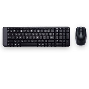 TECLADO/MOUSE LOGITECH MK220 SPA WIRELESS USB BLACK (920-004430)