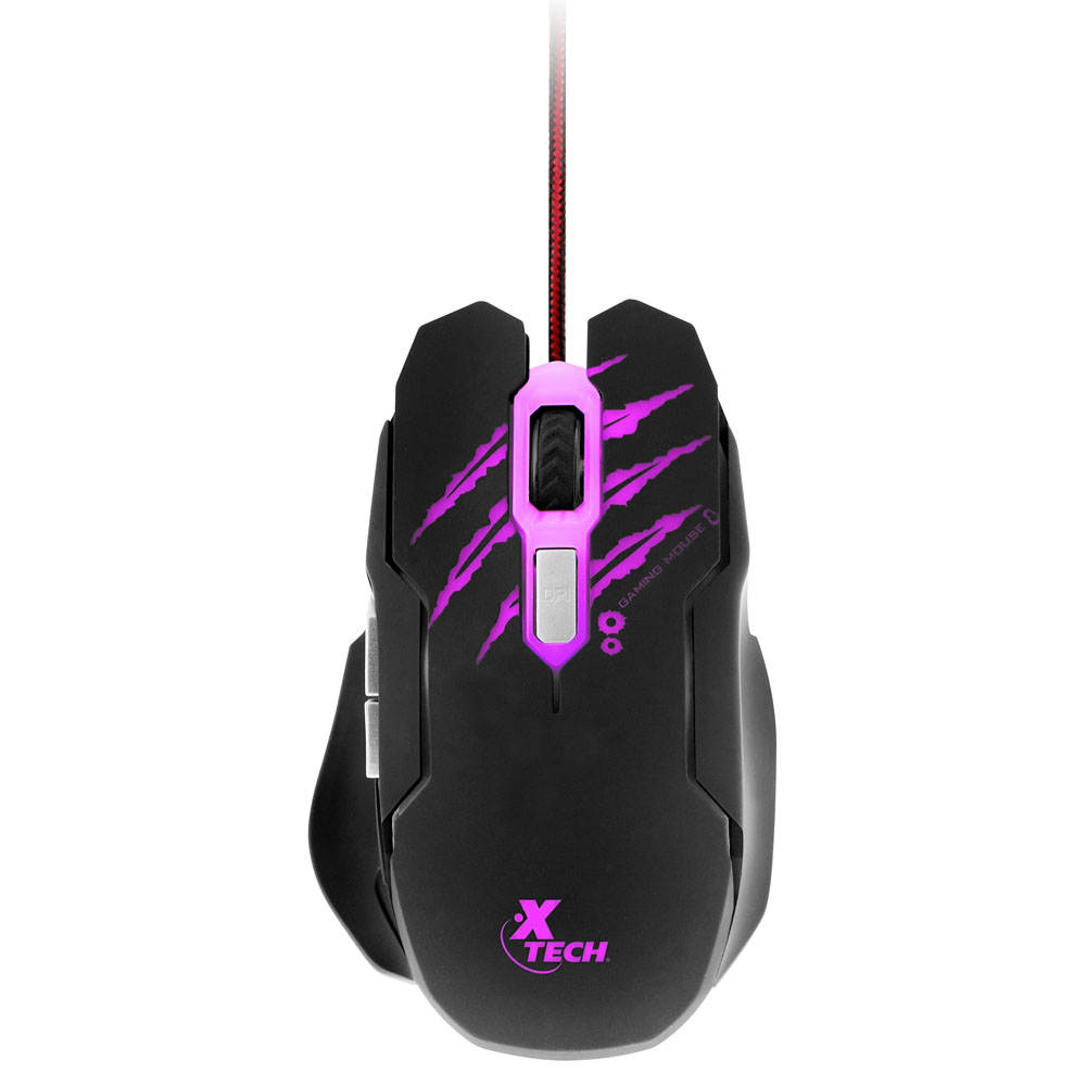 MOUSE GAMING XTECH ÓPTICO 3D USB BLACK (XTM-610)