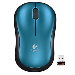 MOUSE LOGITECH M185 WIRELESS BLUE (910-003636)