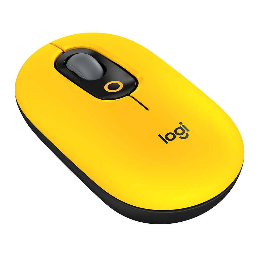 MOUSE LOGITECH POP CON EMOJI BLAST WIRELESS YELLOW (910-006543)