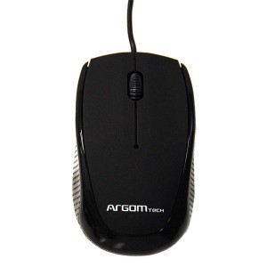 MOUSE ARGOM 3D USB BLACK (ARG-MS-0014B)