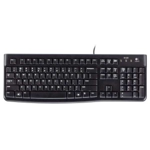 TECLADO LOGITECH K120 ENG USB BLACK (920-002478)