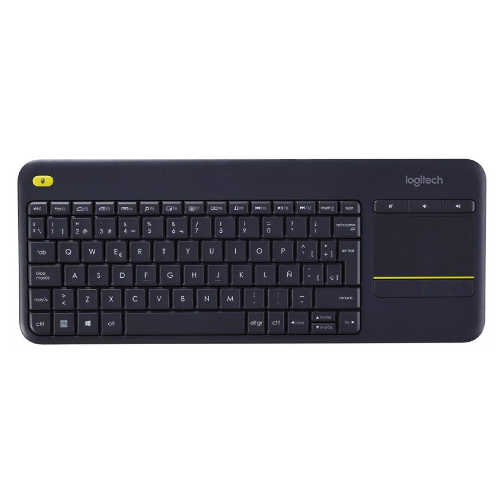 TECLADO LOGITECH K400 TOUCH SPA WIRELESS BLACK (920-007123)