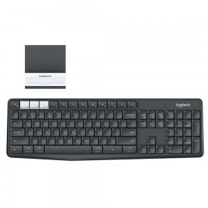 TECLADO LOGITECH K375 MULTIDEVICE ENG WIRELESS BLACK (920-008165)