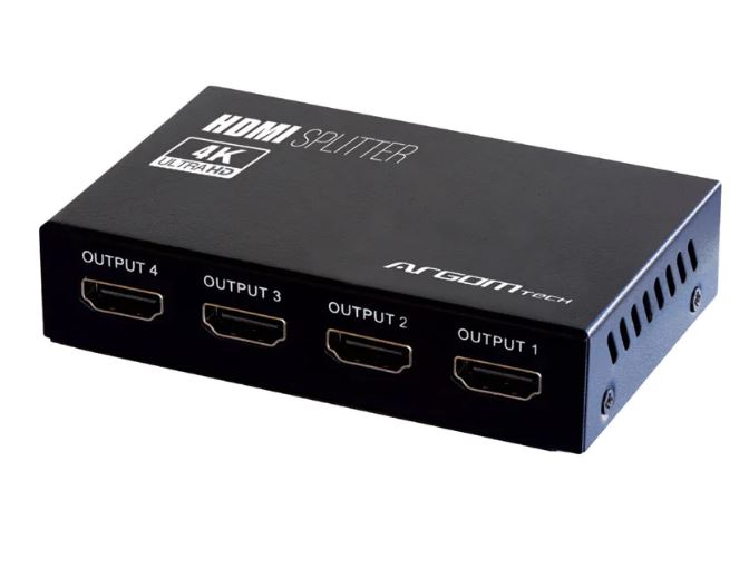 SPLITTER ARGOM 4PORTS/HDMI/3D/FULL HD/4K ULTA HD (ARG-AV-5114)