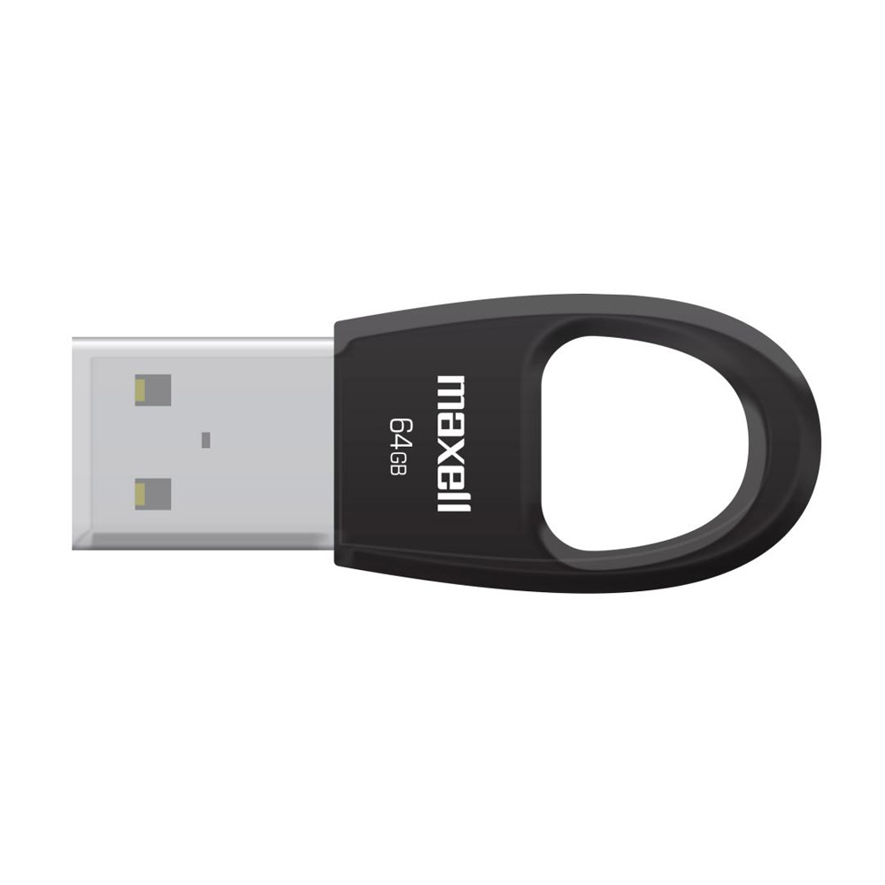 PEN DRIVE USBK-64 MAXELL DE 64GB BLACK (348398)