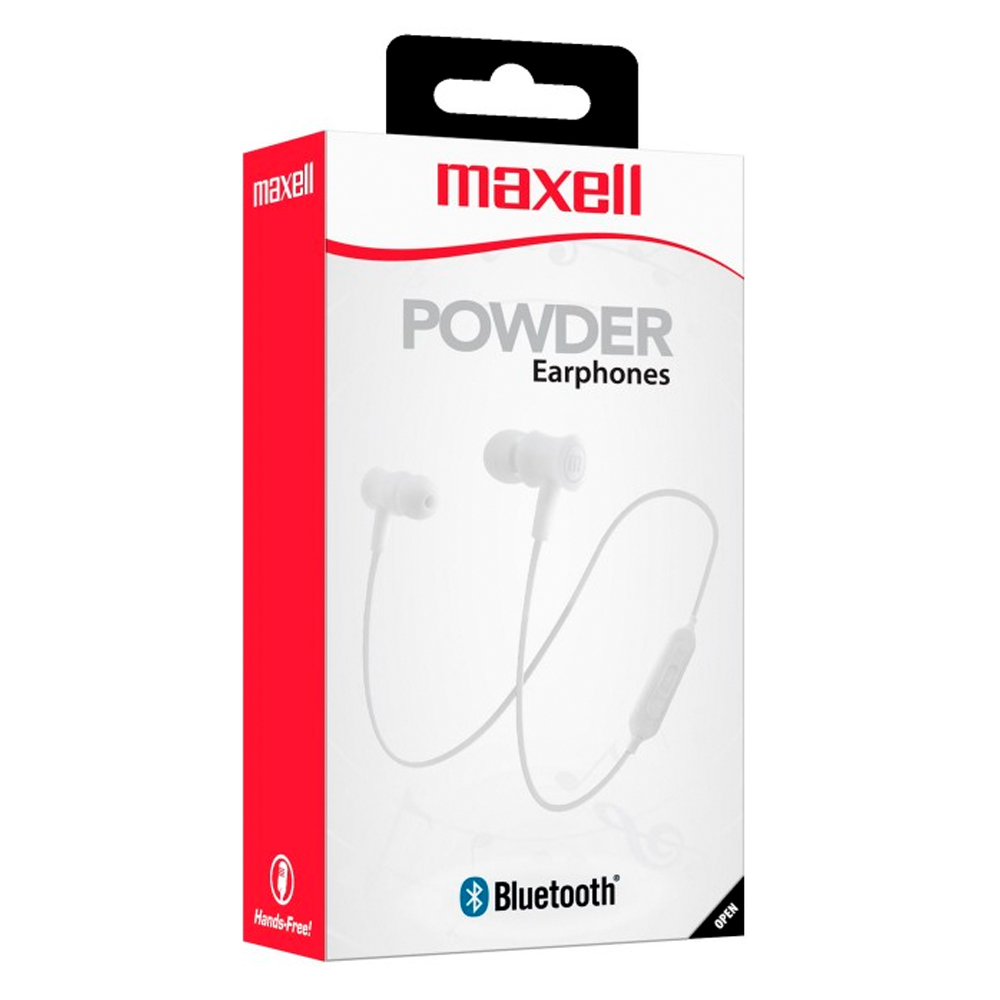 EARPHONES MAXELL EB-BT600 POWDER WIRELESS WHITE (348339)