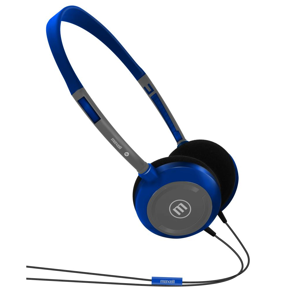 HEADPHONE MAXELL HP-200 HEADBAND AUDIO 3.5MM BLUE (348407)