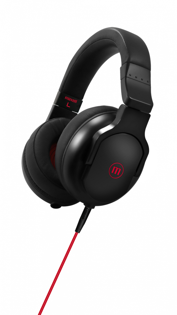 HEADPHONE MAXELL HP-DJPRO MAX AUDIO 3.5MM BLACK (348426)