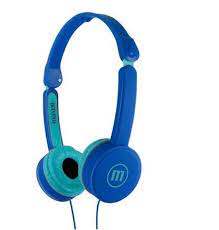 HEADPHONE MAXELL KZ-13 KIDZ SMALL SIZE FOLDABLE AUDIO 3.5MM TURQUESA- BLUE (347672)