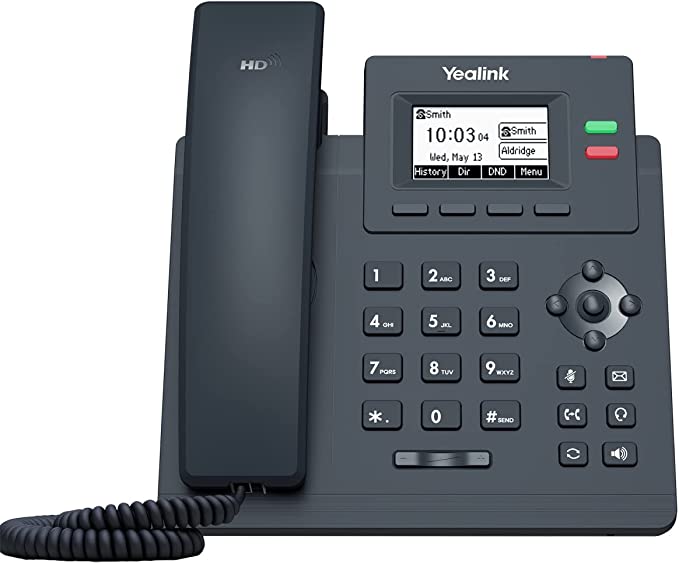 TELÉFONO YEALINK IP PHONE 2-SIP/2-LINE GIGABIT POE (SIP-T31G)