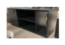 CREDENZA STARKEN MELAMINE BLACK B040 (GS-1312-1)