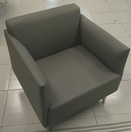 SOFA STARKEN PARA 1 PERSONAS PU GRAY (SF-229-1)