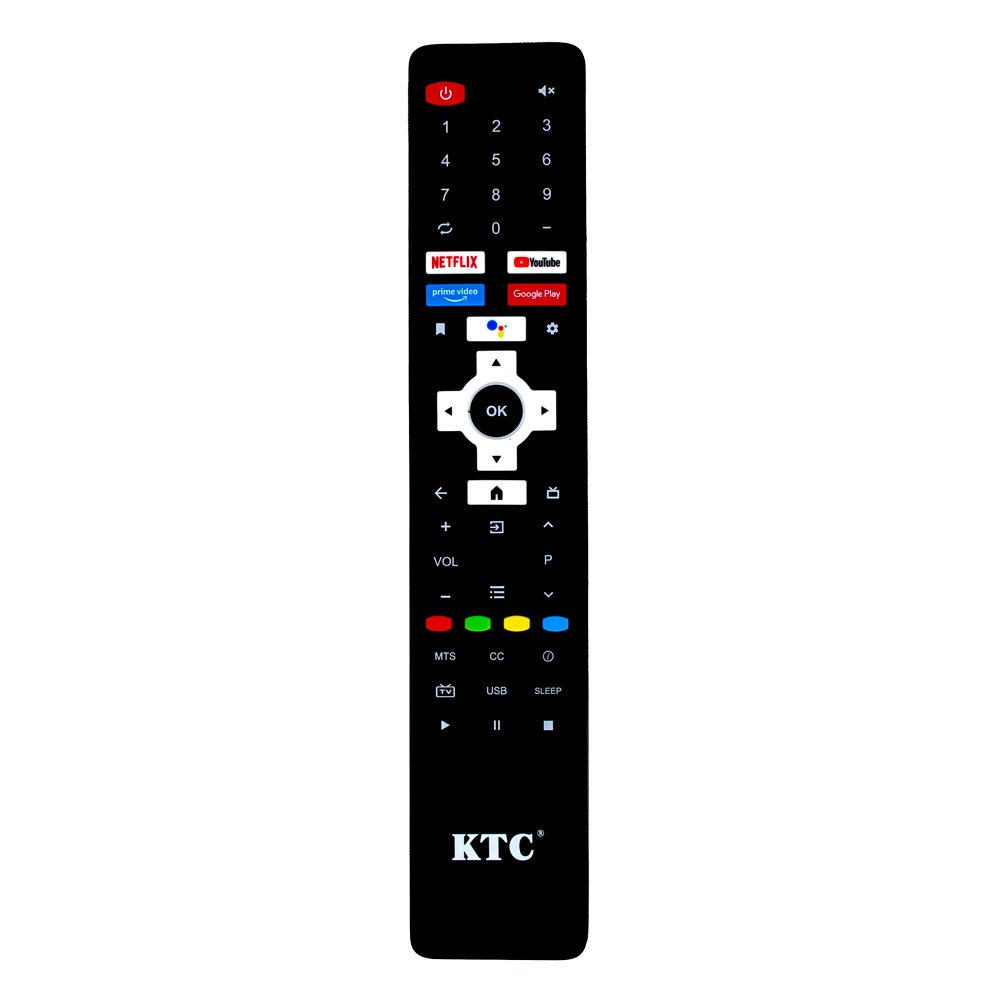 CONTROL REMOTO DE TV PARA KTC ANDROID MDF 2022 (7601-6S0320-0044KTC1-YDX0)