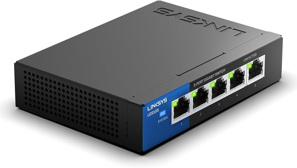 SWITCH LINKSYS 5 PORT BUSINESS GIGABIT (LGS105)