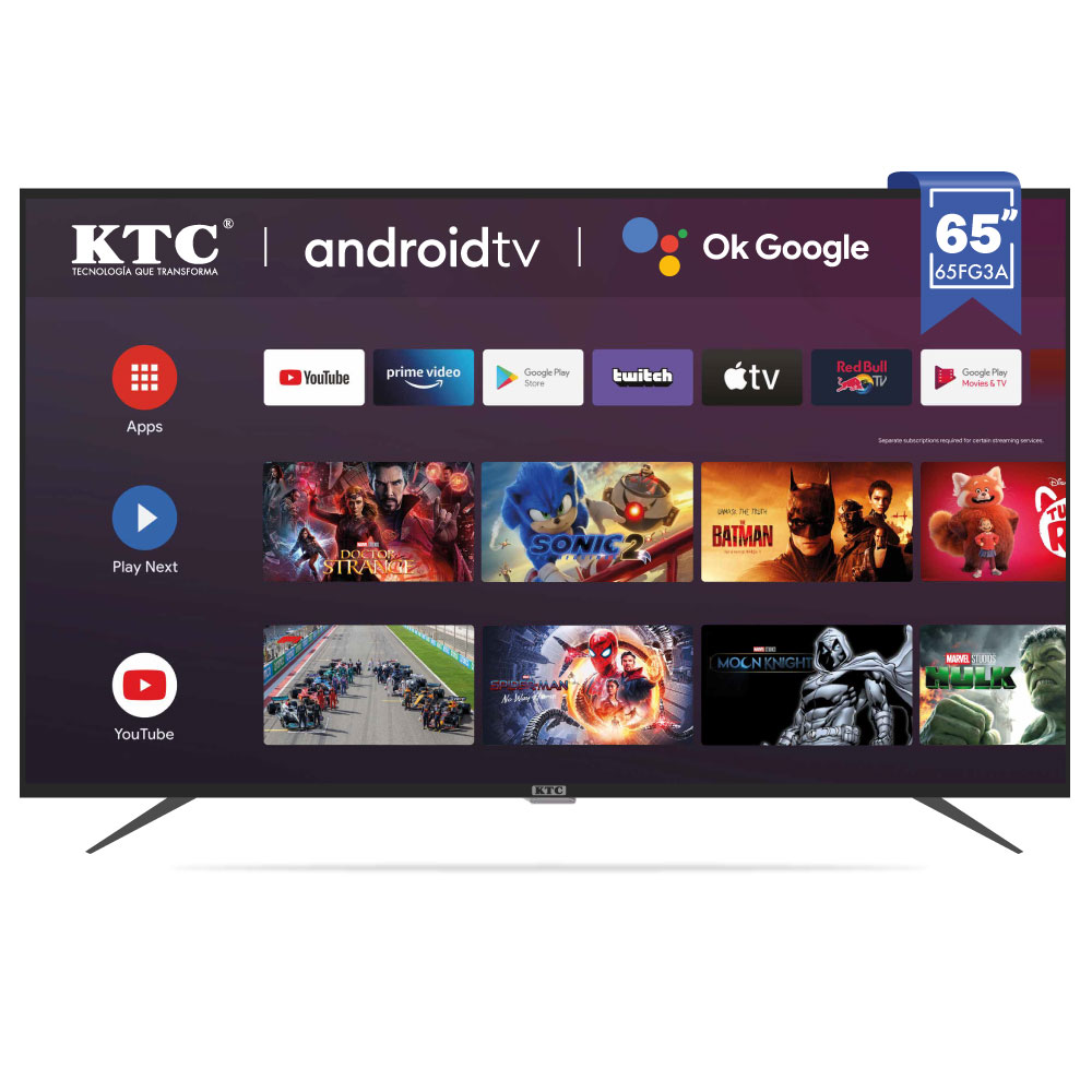 TELEVISOR KTC 65" SMART 4K/D-LED/HMDI/USB/ANDROID (65FUA)