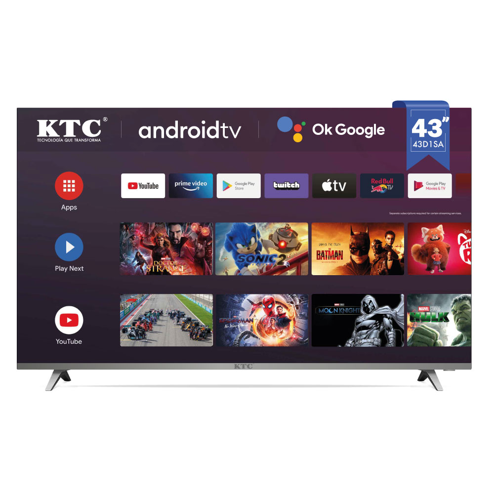 TELEVISOR KTC 43" SMART/LED/FHD/ANDROID OS (43D1SA)