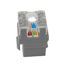 JACK NEWLINK CAT-6A KEYSTONE T568A/B GRAY (NEW-3667704)