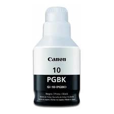 BOTELLA DE TINTA CANON (#10) GI-10PGBK PARA PIXMA G5010/G6010 BLACK (3382C001AA)