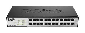 SWITCH D-LINK 24PORT 10/100MBPS RACKMOUNT (DES-1024D/A)