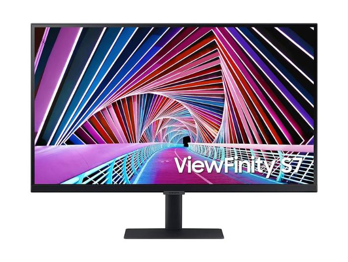 MONITOR FLAT SAMSUNG 27" S70A LED/HDMI/USB/4K-UHD BLACK (LS27A700NWNXZA)