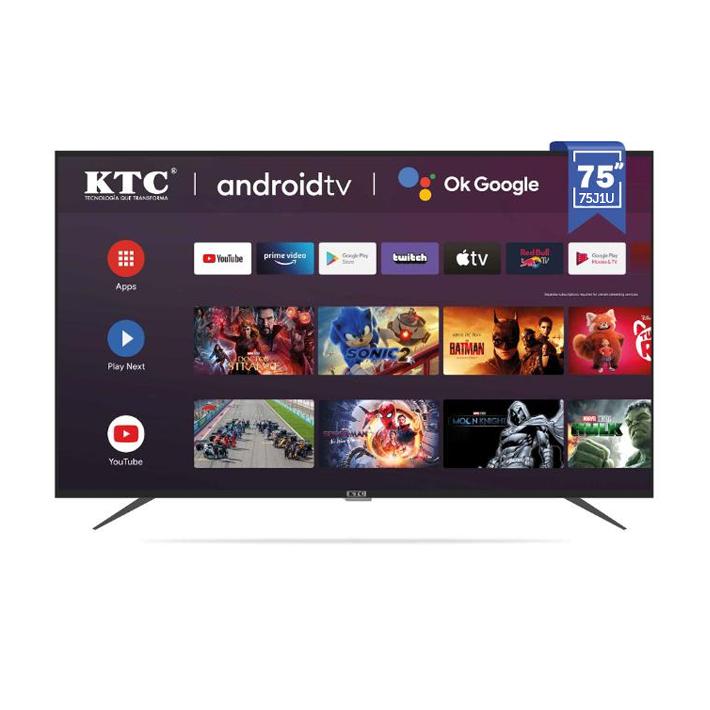 TELEVISOR KTC 75" SMART 4K/D-LED/HMDI/USB/ANDROID (75J1U)