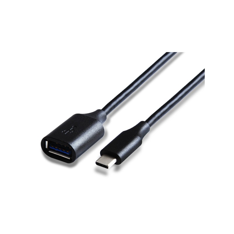 CABLE MYO 6FT USB-C TO USB FEMALE BLACK (MYO-USB3C TO AF)