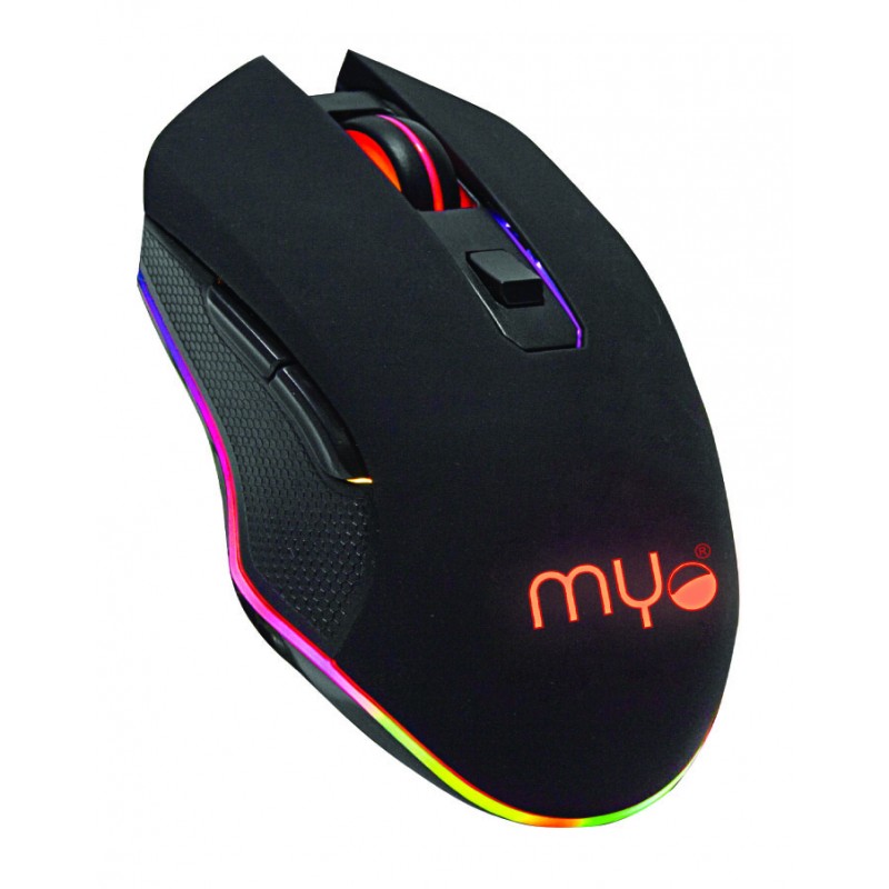 MOUSE GAMING MYO GM4 USB BLACK (MYO-GM4)