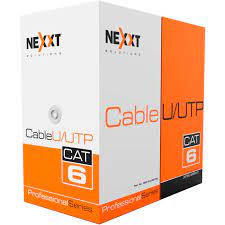 CABLE NEXXT UTP CAT-6 1000FT BOX BLUE (AB356NXT10)(PCGUCC6LZBL)