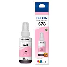 BOTELLA DE TINTA EPSON (#673) FOR L800/L810/L1800 MAGENTA LIGHT (T673620)