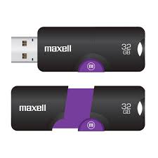 PEN DRIVE MAXELL FLIX 32GB USB 3.2 BLACK/PURPLE (347633)